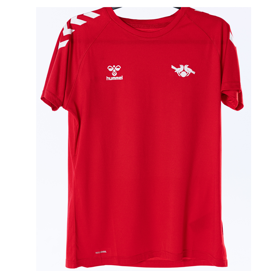 Mens's/Women's/Youth Red Hummel Core Poly T-Shirt