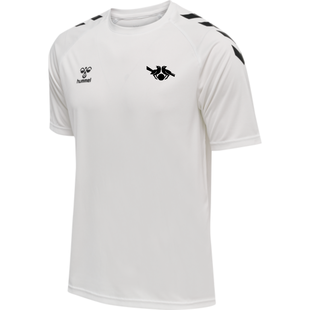 Men's/Women's White Hummel Core Poly T-Shirt