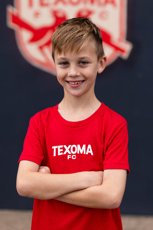 Youth and Toddler Red Crest T-shirt